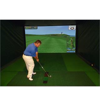 Golfsimulator m. 1 Lerret, 64 baner Markedets mest realistiske simulator